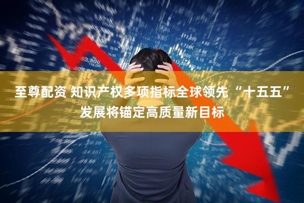 至尊配资 知识产权多项指标全球领先 “十五五”发展将锚定高质量新目标